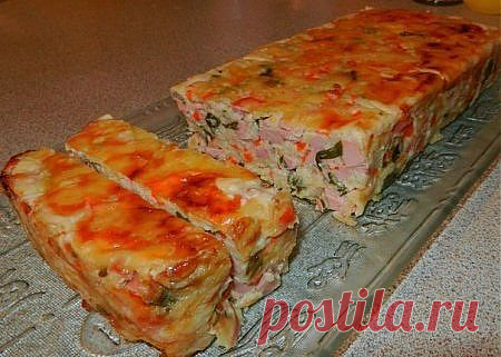Ветчинно-кабачковый кекс | Готовим вместе