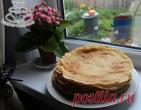 Блины с творожной начинкой и клубникой | Готовим красиво и вкусно