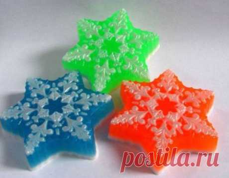 Новогоднее мыло