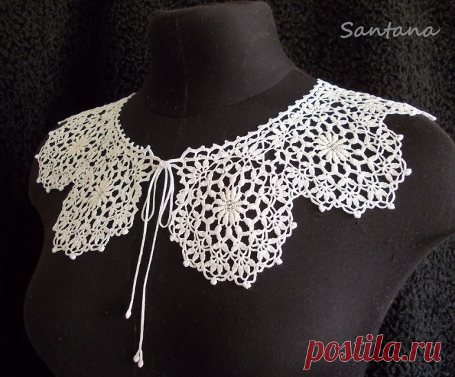 Воротнички из мотивов (