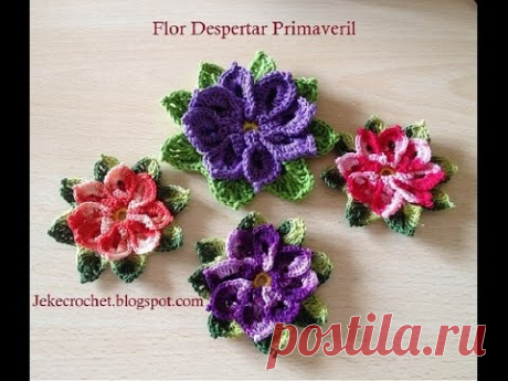 Paso a paso - Flor Despertar Primaveril - Crochet o Ganchillo