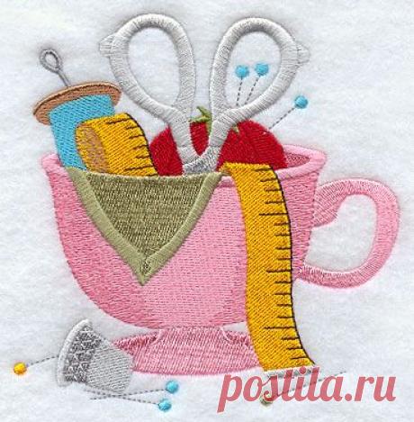 Рукоделие в машинной вышивке.