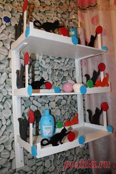 Мастер-класс по резьбе по дереву: Полочка для ванной комнаты "Небеса Испании и Ирландии"