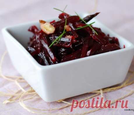 СВЕКЛА С ЧЕРНОСЛИВОМ, ЧЕСНОКОМ И ГРЕЦКИМИ ОРЕХАМИ. НОВОЕ ИСПОЛНЕНИЕ