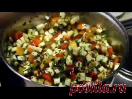 Юрча из кабачка ( Очень вкусное овощное рагу )