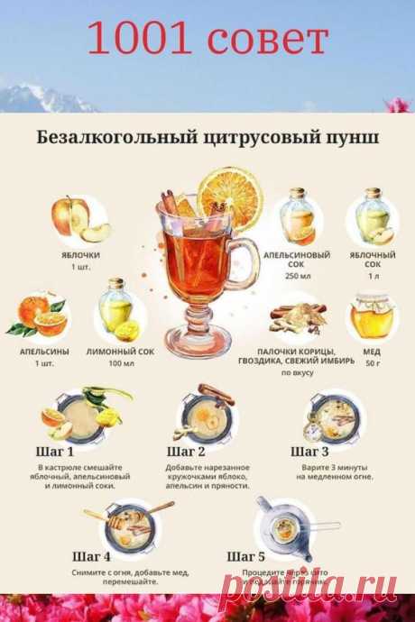 Безалкогольный цитрусовый пунш