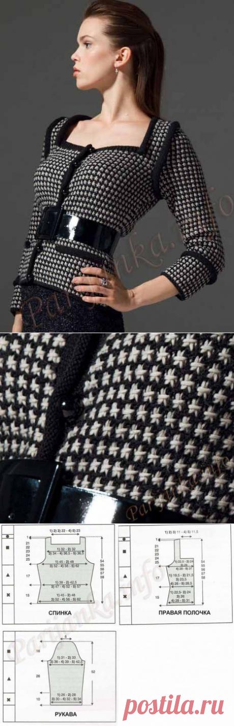 Жакет (ж) 15*82 Phildar.