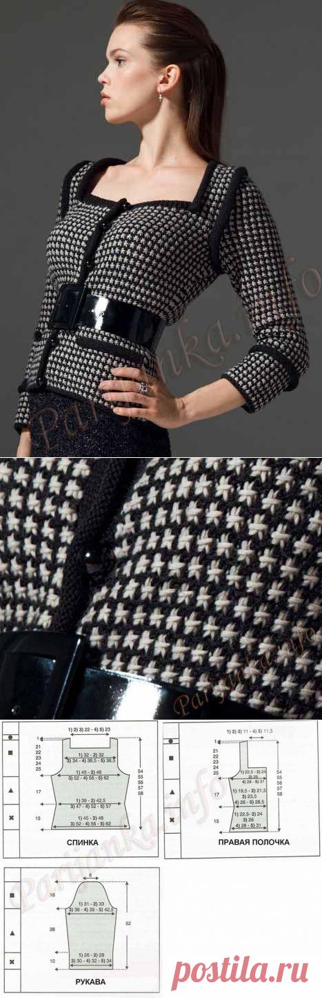 Жакет (ж) 15*82 Phildar.