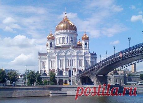 виртуальный осмотр храма Христа Спасителя в Москве, заложен в 1839г. в благодарность Богу за спасение России от наполеоновского нашествия...