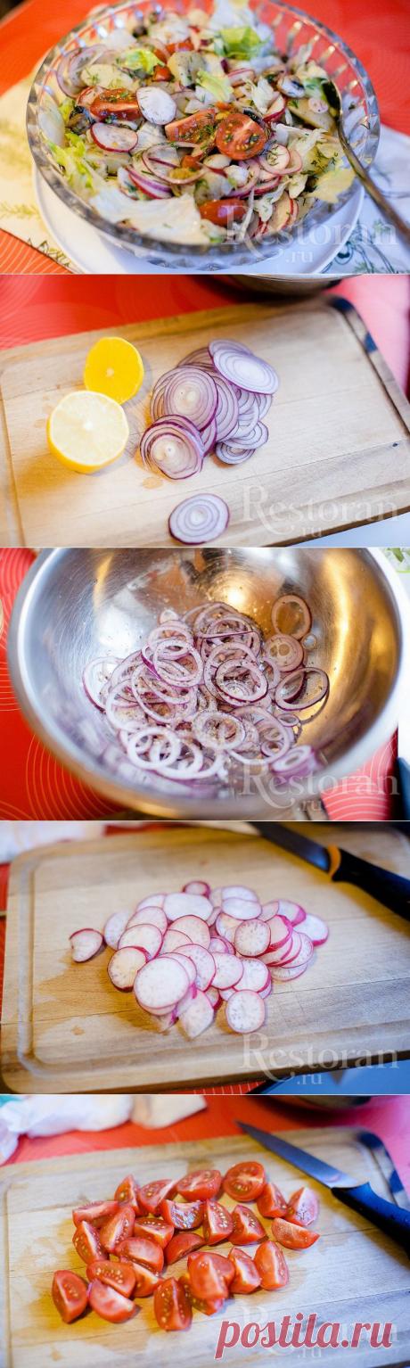 Рецепт: Теплый салат с молодой картошкой