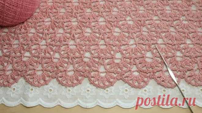 Идеальный УЗОР ДЛЯ ЮБКИ вязание крючком мастер-класс crochet pattern for skirt