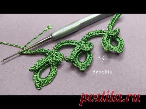 Кайма крючком.