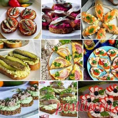 Варианты бутербродов на Праздничный стол