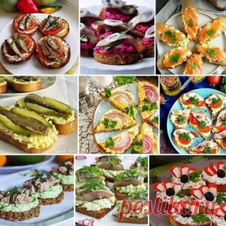 Варианты бутербродов на Праздничный стол