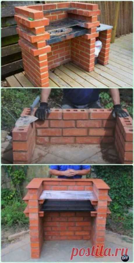 DIY Backyard BBQ Grill Projects Instructions