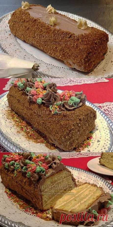 Бисквитный торт. Сказка. Рецепт с пошаговыми фото