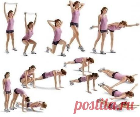Упражнения для спины и ног