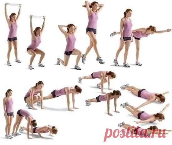 Упражнения для спины и ног