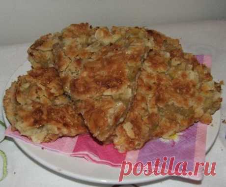 Мой любимый пирог с ревенем и яблоками.
