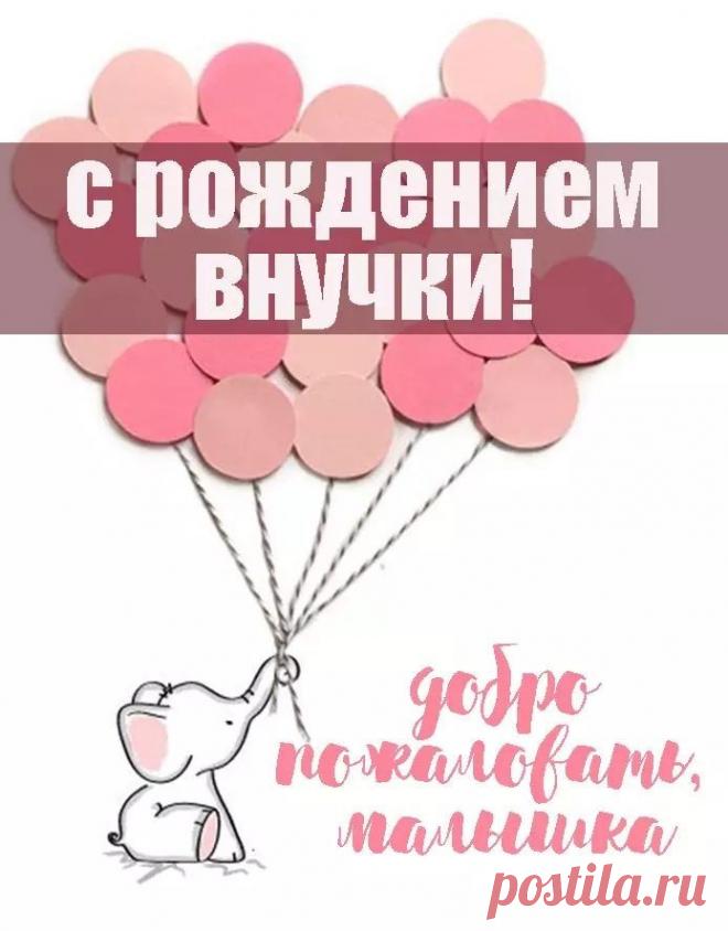 Пусть счастливой будет внучка,
Никогда не будет тучки
У нее над головой,
Все заботы чтоб долой!