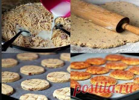 Оригинальное печенье с беконом и сыром — сметаются не успев остыть! 
        Отличный перекус в дорогу!
Ингредиенты:




250 г — твердого сыра150 г бекона250 мл — молока260 г — муки1 ½ ст. л. — разрыхлителя½ ч. л. соли¼ ч.л.- красного перца75 г — масла
Приготовление:
…