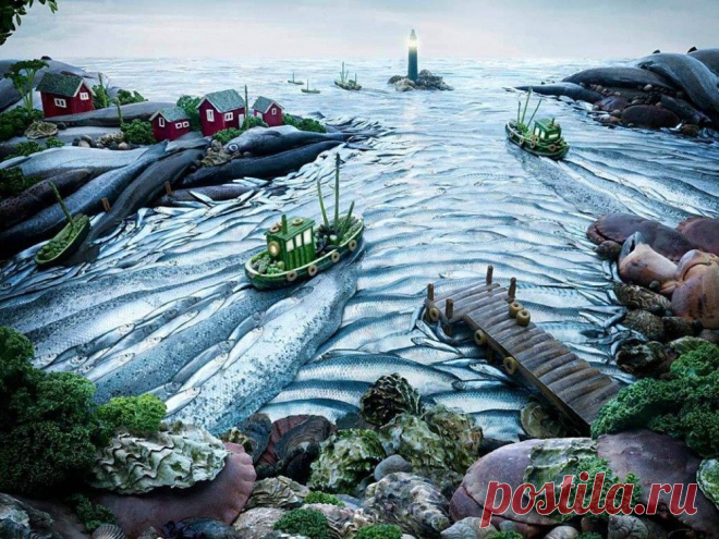 Вот это да! Пейзажи теперь можно есть! — Болтай