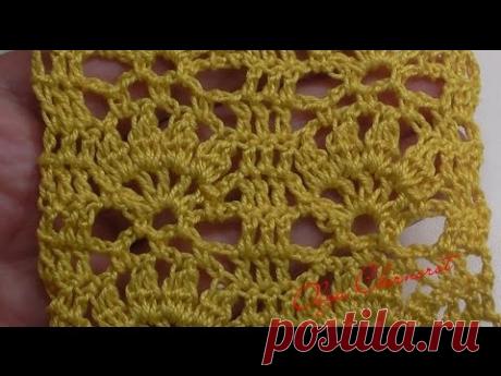 Ажурный узор крючком для очень красивой летней кофточки. Простой узор крючком и у вас неповторимая вещь. Openwork pattern crochet. Summer jacket. https://you...