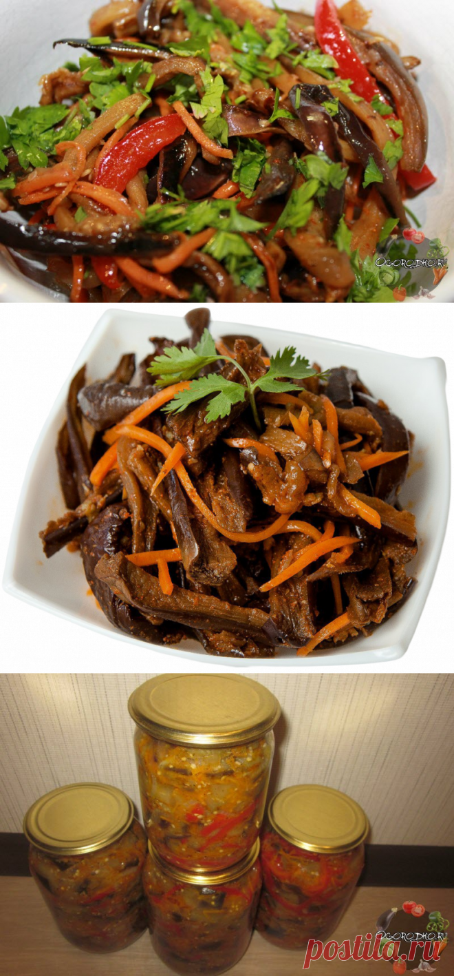 Баклажаны по-корейски – самый вкусный рецепт, быстро, с морковью, маринованные, острые + фото