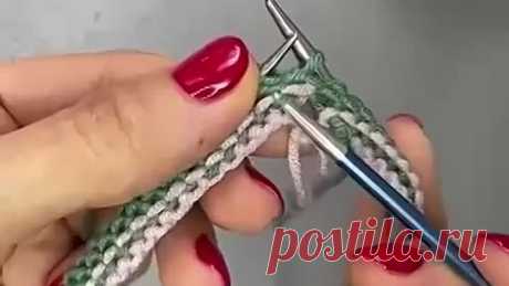 Круговые петли спицами