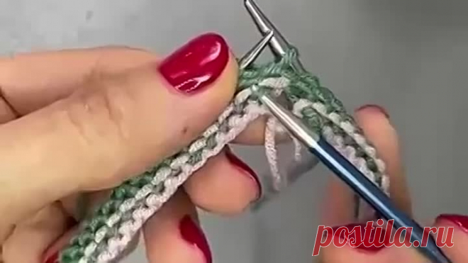 Круговые петли спицами