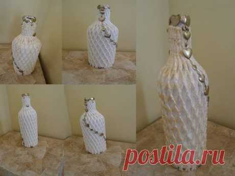 DIY- Reaproveitando Garrafa de Vidro para Decoração ♻♻♻