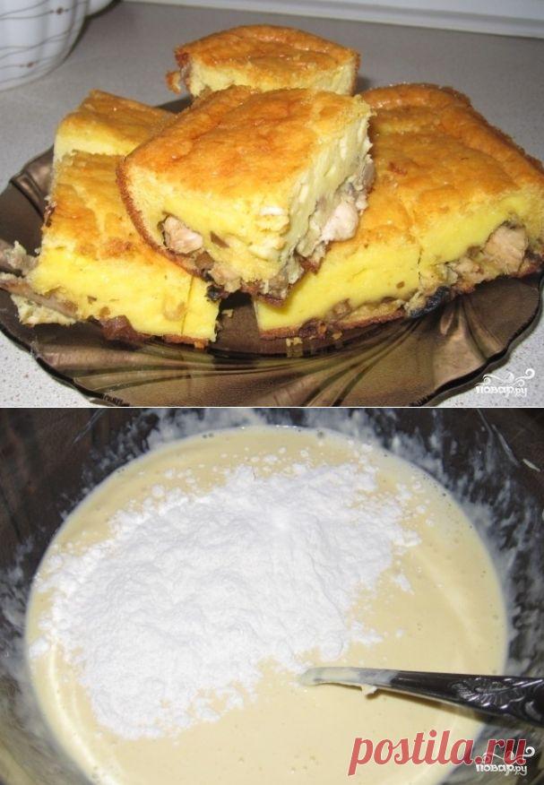 Пирог с грибами и курицей - не буду рассказывать на сколько хорош этот пирог...это надо пробовать!