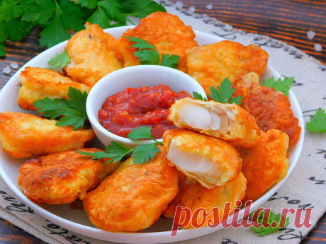🌸 Минтай в кляре: проверенный рецепт вкусной рыбы