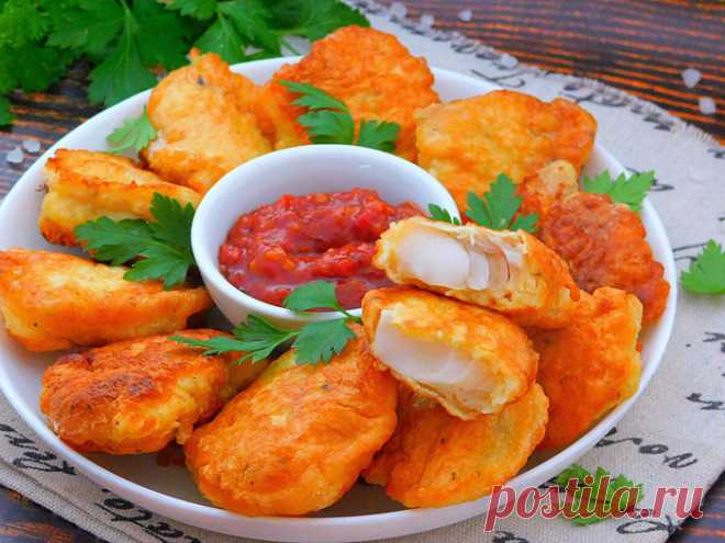 🌸 Минтай в кляре: проверенный рецепт вкусной рыбы