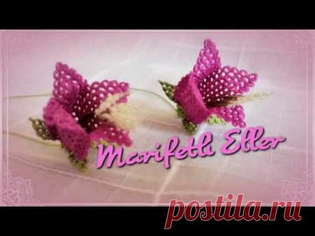 İğne Oyası Üç Boyutlu Lale Modeli Yapılışı | 64. Model