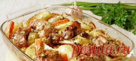 Кролик с картошкой в духовке — 10 рецептов — Gotowim-Live