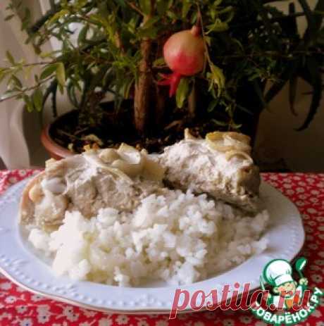 Курица с луком и горчицей - кулинарный рецепт
