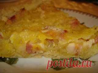 Вкусно и быстро: Пирог "Шукрут" из капусты с копченой грудинкой и апельсиновым соком