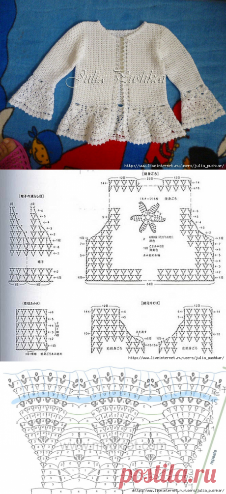 Жакетик для девочки