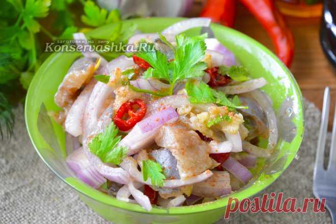 Хе из рыбы, рецепт классический, пошаговый рецепт с фото