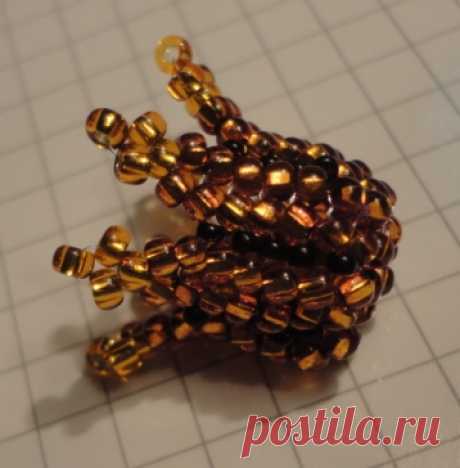 Колокольчик-ндбеле (Мой МК по технике Катюши https://biser-master.ru/57-uchimsya-plesti-kolokolchiki-v-texnike-ndebele.html) | biser.info - всё о бисере и бисерном творчестве