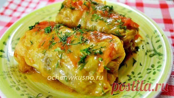 Ну очень вкусные голубцы из молодой капусты! | Готовим вкусно и по-домашнему