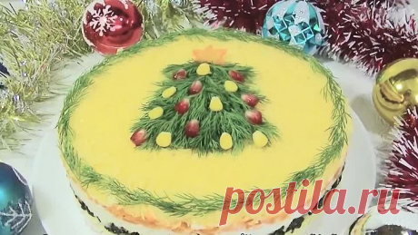 Салат «Ёлочка» - НОВОГОДНИЙ СТОЛ 2019!