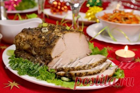 Буженина в духовке в фольге, пошаговый рецепт