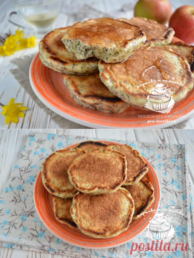 Оладьи с маком на кефире - вкусный пошаговый рецепт с фото