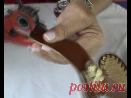 ¿ Cómo elaborar sandalias ?