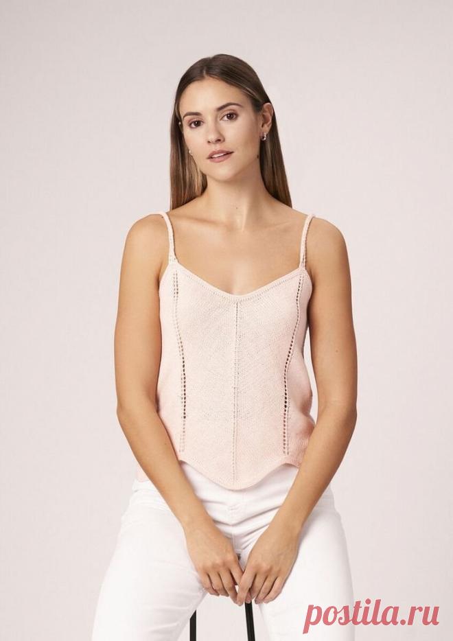 Летняя майка FLIGHTY от  Kim Hargreaves
РАЗМЕРЫ: Для обхвата груди: 71-76 [81-86, 91-97, 102-107, 112-117, 122-127, 132-137, 142-147, 152-157] см. Обхват по груди изделия: 74 [86: 97: 103: 114: 126: 133: 143: 154] см.