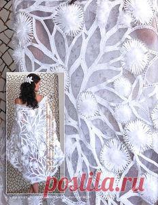 Свадебный комплект ... крючком и на вилке ... от Журнала МОД.