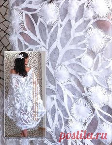 Свадебный комплект ... крючком и на вилке ... от Журнала МОД.