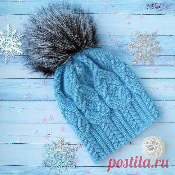 Шапочка вяжется по кругу